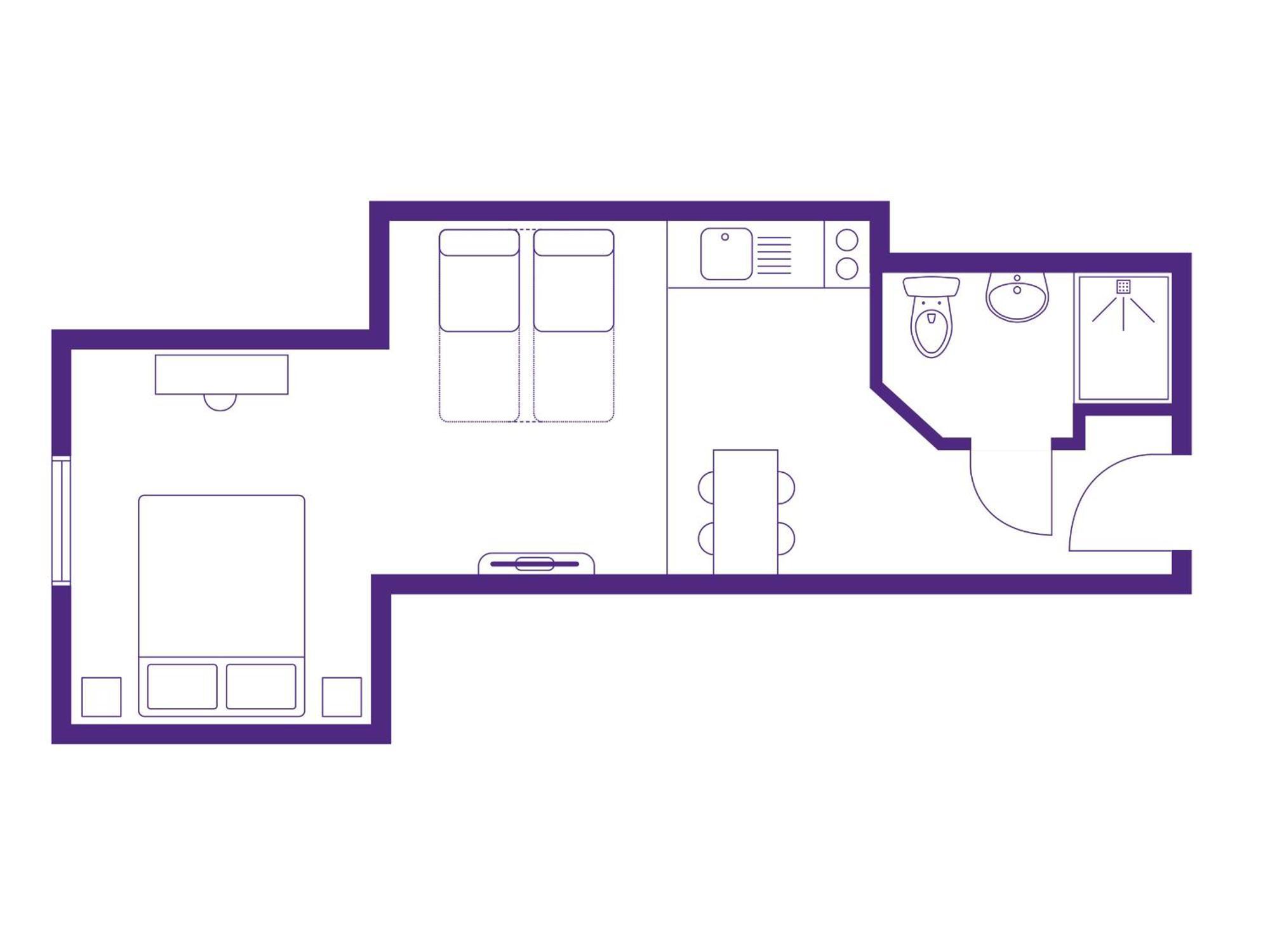 Beaverhall Apartments Единбург Номер фото