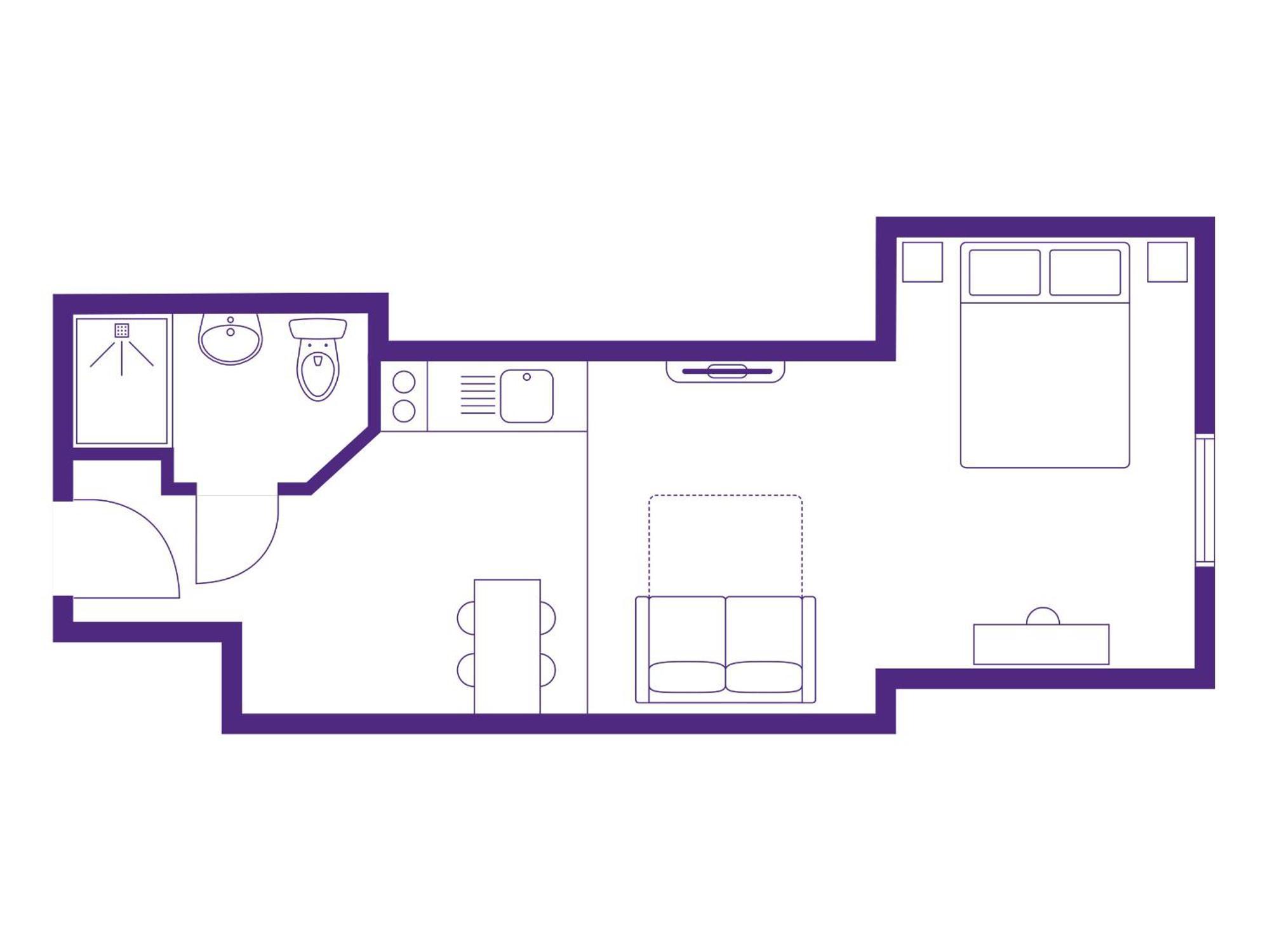 Beaverhall Apartments Единбург Номер фото